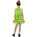 Diagonal street cobbles Kids  Cross Back Dress View2