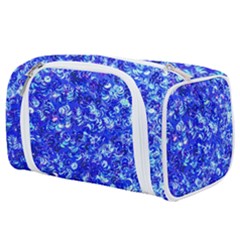 Blue Sequin Dreams Toiletries Pouch by essentialimage