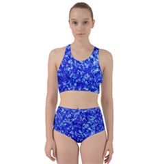 Blue Sequin Dreams Racer Back Bikini Set by essentialimage