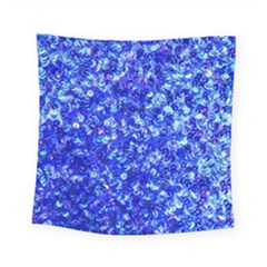 Blue Sequin Dreams Square Tapestry (small) by essentialimage