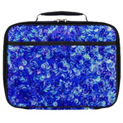 Blue Sequin Dreams Full Print Lunch Bag by essentialimage