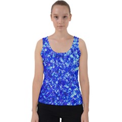 Blue Sequin Dreams Velvet Tank Top by essentialimage