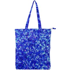 Blue Sequin Dreams Double Zip Up Tote Bag by essentialimage