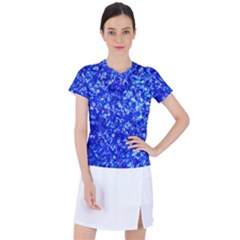 Blue Sequin Dreams Women s Sports Top by essentialimage