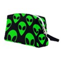 We are WATCHING you! Aliens pattern, UFO, faces Wristlet Pouch Bag (Medium) View2