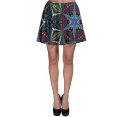 Ornate Star Skater Skirt by Dazzleway