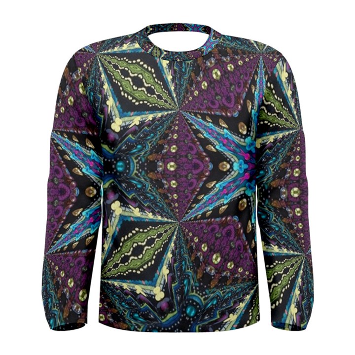 Ornate star Men s Long Sleeve Tee