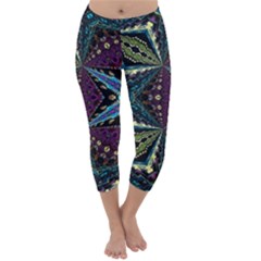 Ornate Star Capri Winter Leggings  by Dazzleway