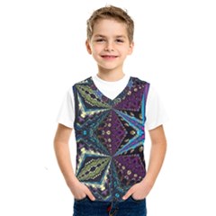 Ornate Star Kids  Basketball Tank Top by Dazzleway