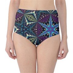 Ornate Star Classic High-waist Bikini Bottoms by Dazzleway