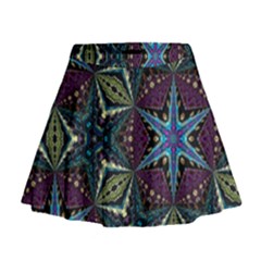 Ornate Star Mini Flare Skirt by Dazzleway