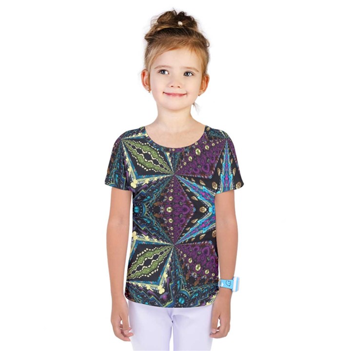 Ornate star Kids  One Piece Tee