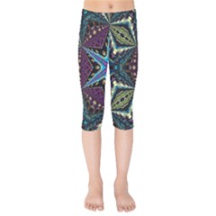 Ornate Star Kids  Capri Leggings  by Dazzleway