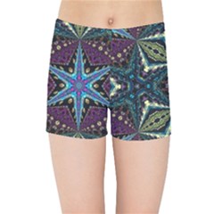 Ornate Star Kids  Sports Shorts by Dazzleway