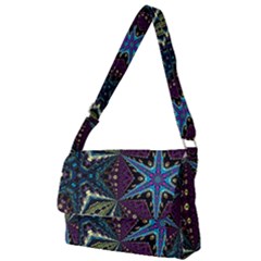 Ornate Star Full Print Messenger Bag (s) by Dazzleway