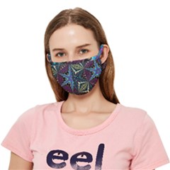 Ornate Star Crease Cloth Face Mask (adult) by Dazzleway