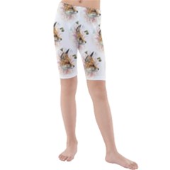 Fox Dahlia - By Larenard Kids  Mid Length Swim Shorts by LaRenard