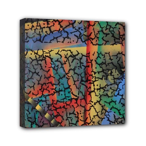 Crackle Mini Canvas 6  X 6  (stretched) by WILLBIRDWELL