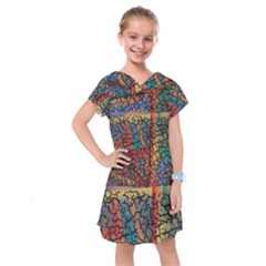 Crackle Kids  Drop Waist Dress by WILLBIRDWELL