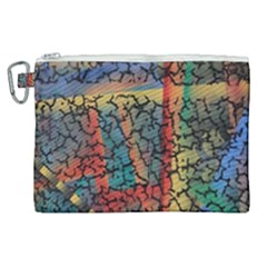 Crackle Canvas Cosmetic Bag (xl) by WILLBIRDWELL