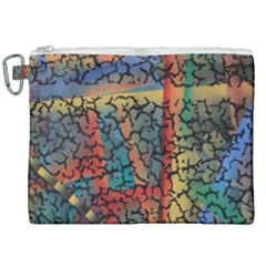 Crackle Canvas Cosmetic Bag (xxl) by WILLBIRDWELL