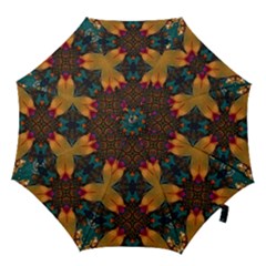 Teal And Orange Hook Handle Umbrellas (large) by Dazzleway