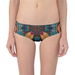 Teal And Orange Classic Bikini Bottoms by Dazzleway