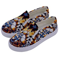 Butterfly Blaster - By Larenard Kids  Canvas Slip Ons by LaRenard