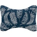 Blue leaves Seat Head Rest Cushion View1