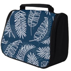 Blue Leaves Full Print Travel Pouch (big) by goljakoff