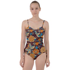 Butterfly And Flowers Sweetheart Tankini Set by goljakoff