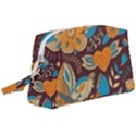 Butterfly and flowers Wristlet Pouch Bag (Large) View1