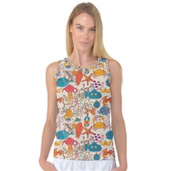 Sea Creatures Women s Basketball Tank Top by goljakoff