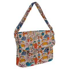 Sea Creatures Buckle Messenger Bag by goljakoff