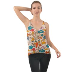 Sea Creatures Chiffon Cami by goljakoff