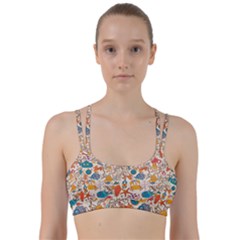 Sea Creatures Line Them Up Sports Bra by goljakoff