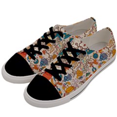 Sea Creatures Men s Low Top Canvas Sneakers by goljakoff