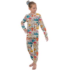 Sea Creatures Kids  Long Sleeve Set  by goljakoff