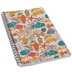 Sea Creatures 5 5  X 8 5  Notebook by goljakoff