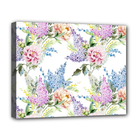 Flowers Deluxe Canvas 20  X 16  (stretched) by goljakoff