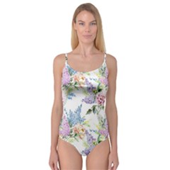 Flowers Camisole Leotard  by goljakoff