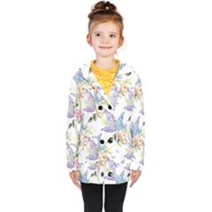 Flowers Kids  Double Breasted Button Coat by goljakoff