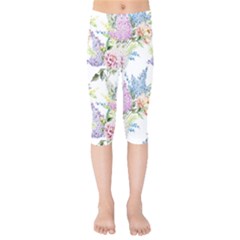 Flowers Kids  Capri Leggings  by goljakoff