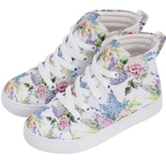 Flowers Kids  Hi-top Skate Sneakers by goljakoff