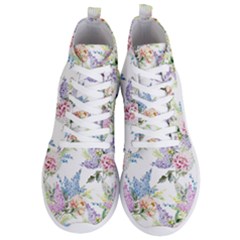 Flowers Men s Lightweight High Top Sneakers by goljakoff