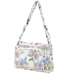 Flowers Front Pocket Crossbody Bag by goljakoff