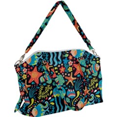 Sea Animals Canvas Crossbody Bag by goljakoff