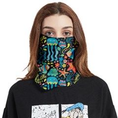 Sea Animals Face Covering Bandana (two Sides) by goljakoff