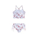 Rose flamingos Girls  Tankini Swimsuit View2