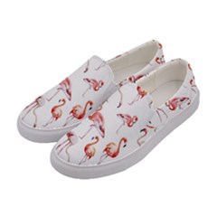 Rose Flamingos Women s Canvas Slip Ons by goljakoff